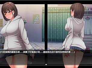 Night Walk Exhibitionist Fantasy In Hentai Game