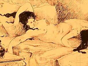 Vintage Erotic Drawings in Retro Hentai Style