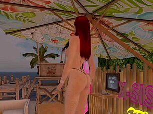 fox harker masturbates in ginger heat second life