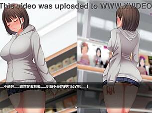 Night Walk Exhibitionist Fantasy In Hentai Game
