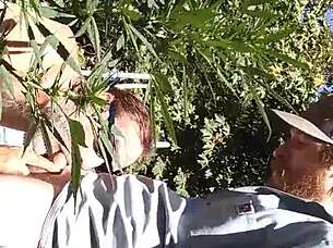 Hot suck and fuck in the 420 patch