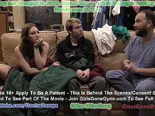 Pregnant Nova Maverick Masturbates In Doctor's Office