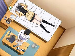 gal hanging around in hentai style