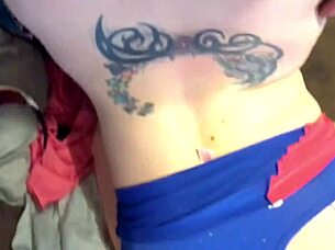 what's this homemade couple doing?