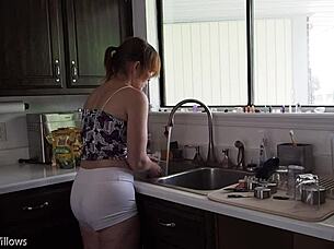 behind the scenes lesson with cute girlfriend and friend 😊