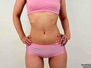 Intense navel bellybutton fetish featuring Asian Japanese elements