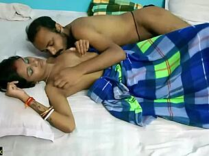 Indian hot teen 18+ fucks stepsister in taboo sex