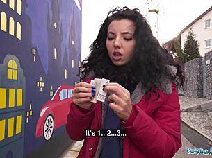 public agent teen loses game and gets fucked