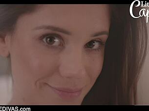 Hottest pornstars rip clothes and lick hairless pussies.