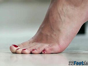 Does This Fetish European Babe Get Cum From Footjob And Handjob?