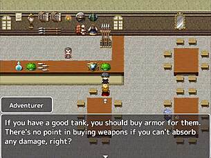 three virgins form harem with adventurer in cuckold rpg