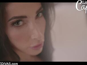 Hottest pornstars rip clothes and lick hairless pussies.