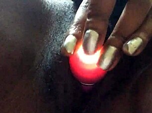 Beautiful babe indulges in self-care after a satisfying outdoor session