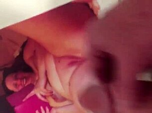 Cum tribute for a girl. She moans loudly.