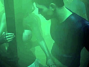 hot pussy getting banged at the club in group sex hentai