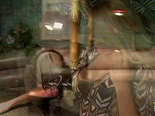 Blonde Milf's Pussy Teased Under Table Sparks Reverse Cowgirl Urge!