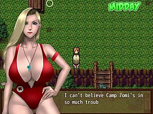 Enfretando um zumbi veloz - jogo hentai - zombies retreat - parte 8