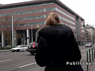 Oh wow, russian milf fucks outdoors in public pov so hardcore!