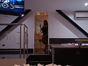 Hot student getting mistreated by her lucky tutor! 😏