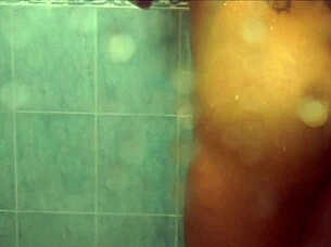Nasty Latina Teen Pees In Shower Fetish