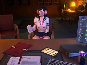 D.Va Rides in School Days Anal Scene?