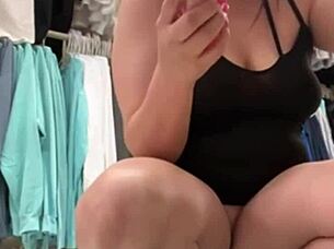 Laina Marie Natural Beauty Does Nudity In Store While Shopping Shaved Pussy Outdoor Beautiful Hairless Big Ass Big Tits