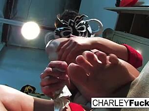 Charley Chase Performs In Lucha Libre With Foot Focus