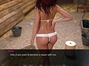 33 - Dusklight Manor - John and Julia Having Fun in Barn.