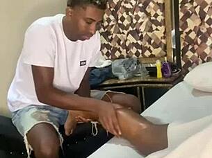 swing house in rio de janeiro massaging couple