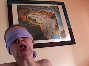 Blindfolded her and made a steamy video while banging