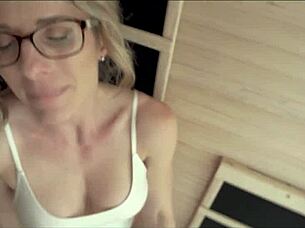 sauna gets steamy with cory chase, my buddy’s hot mom