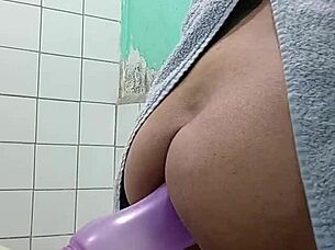 after a shower, my ass craves some enjoyment