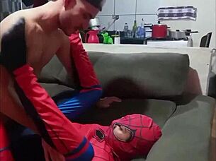 gay swap in halloween costumes, so dirty and fun 😈