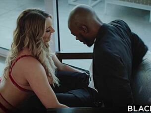 i'm kayley, spotting my fantasy man with his huge black cock for a blowjob.