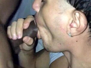 Gay Deepthroat Gagging On Monster Cock Outdoor?