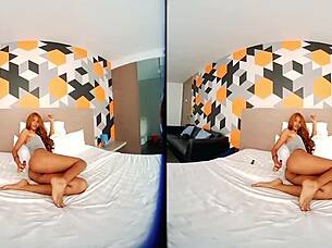 In this 3D VR game, fat p and I get so horny