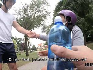 Submissive Guy Paid For Girlfriend's Sex With Hunter