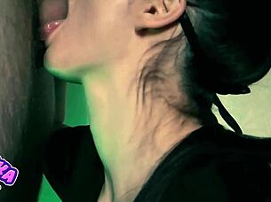 Hot Girl In Mask Gets Cum In Mouth