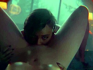 Judy Alvarez in Hot Cyberpunk Lesbian Animation