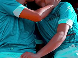 Staxus Twink Can't Resist Exhilaration After Training With Best Friend