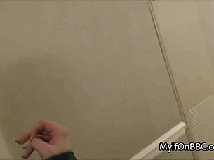 nervous curvy milf tryed out a big black cock in hotel room