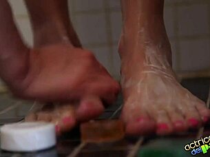 Francesca's fetish diary featuring her feet masturbation