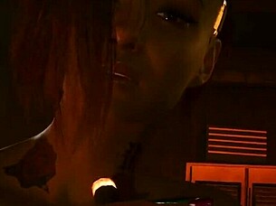 Judy Alvarez in Hot Cyberpunk Lesbian Animation