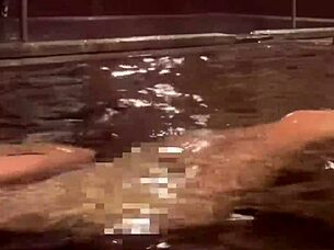 Wet hair looks sexy in this close-up view