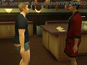 Gareth Williams Fucks Father-in-Law in MMF Threesome