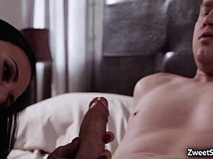 Jasmine Jae Seduces Stepson Obsessed With Big Tits For Afternoon Delight.