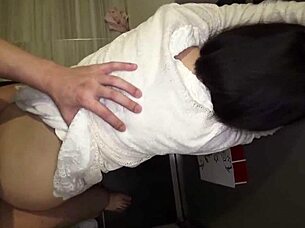 i fuked kanae kanemori's shaved pussy hard in pov