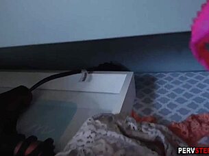 Blonde Milf Stepmom Catches Horny Stepson Masturbating!