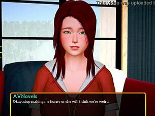 my new family 422 hentai game with small tits brunette