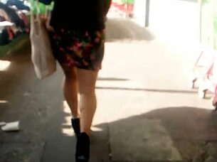 Street Milfs With Big Asses Teasing Passersby